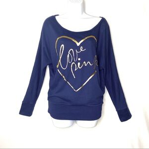 VS LOVE PINK Sweatshirt‎ Tee Long Sleeve XS